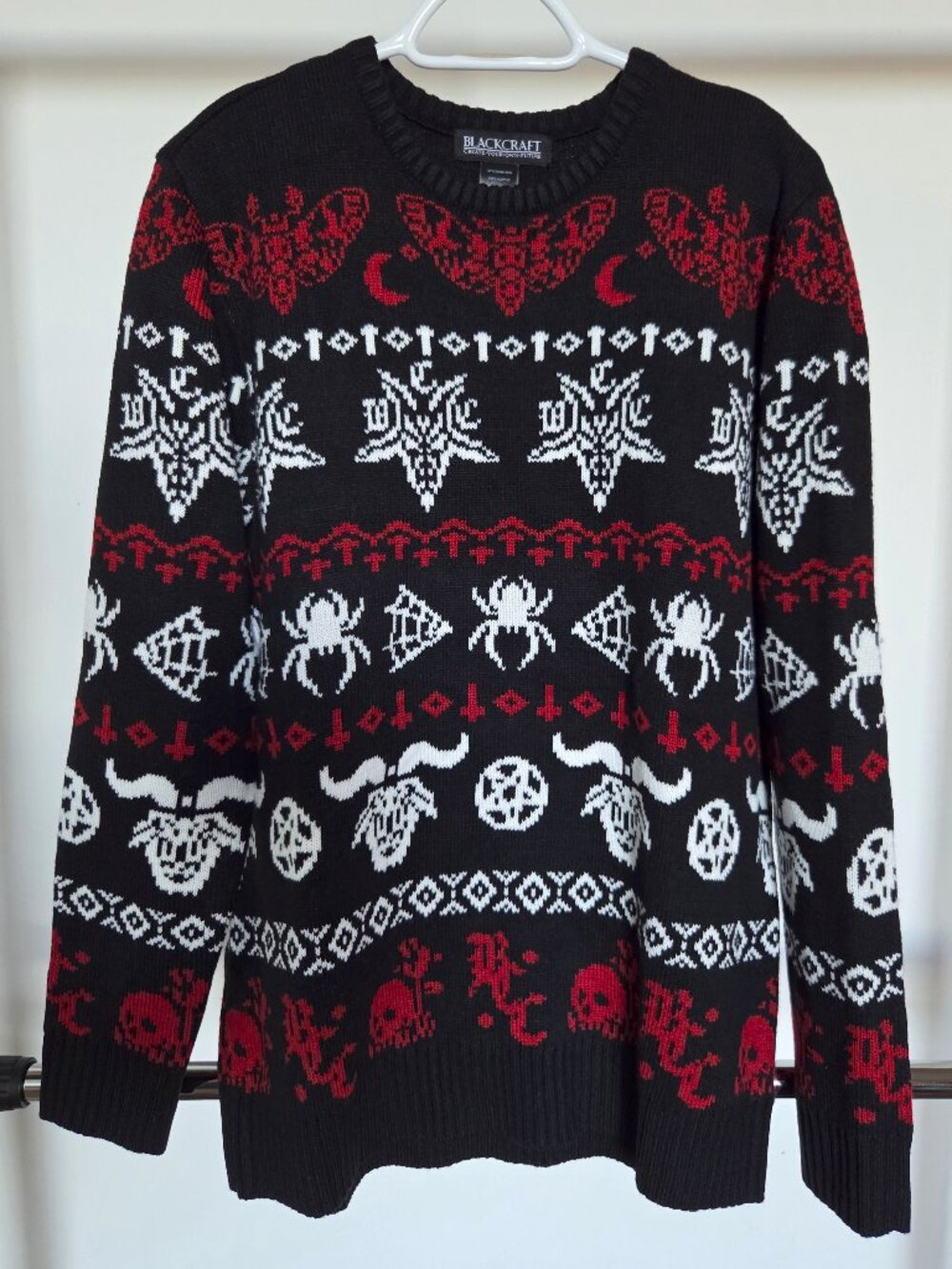 NWOT Blackcraft Cult "O Unholy Night" Sweater